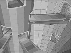 其他矢量素材 3D风格建筑物矢量素材